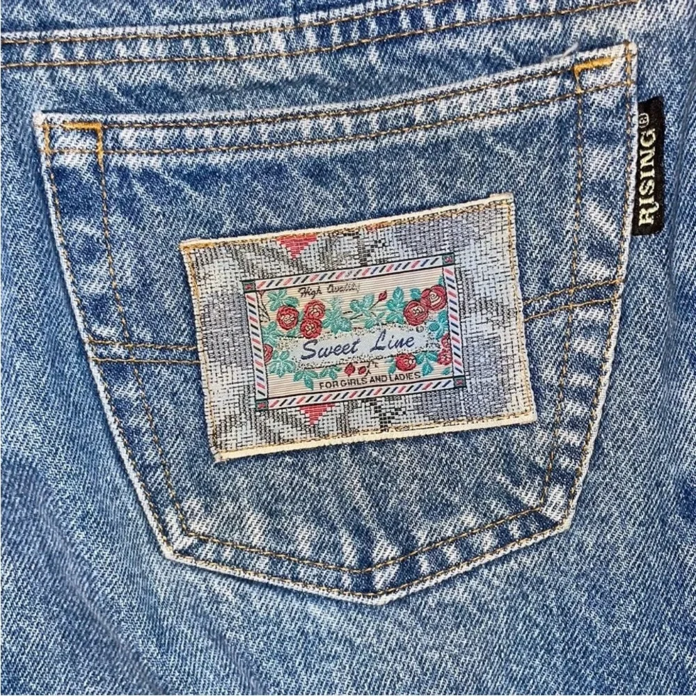 Vintage Mom Jeans Tapered Pleated  Hi Waist size 26 x 31 TRUE Vtg - Picture 5 of 9